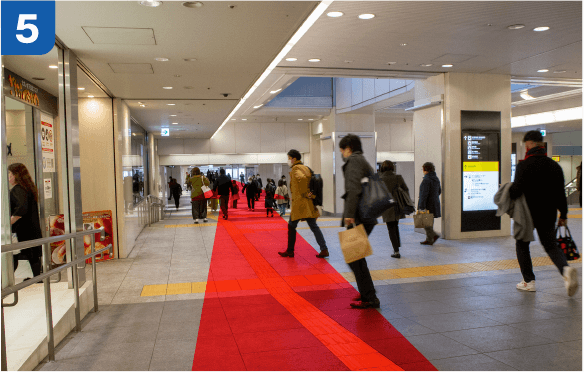 JR大阪駅中央口からの道順b-5