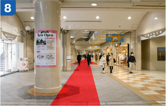 JR大阪駅中央口からの道順b-8