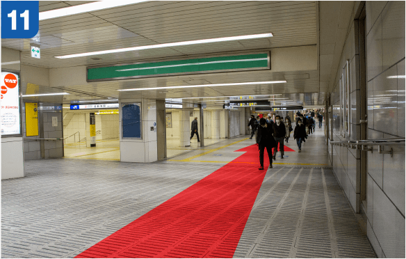 JR大阪駅中央口からの道順c-11