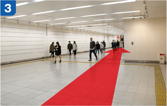 JR大阪駅中央口からの道順d-3