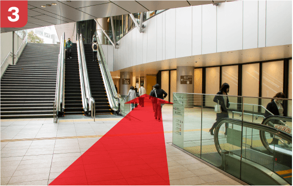 御堂筋線梅田駅南改札からの道順-3