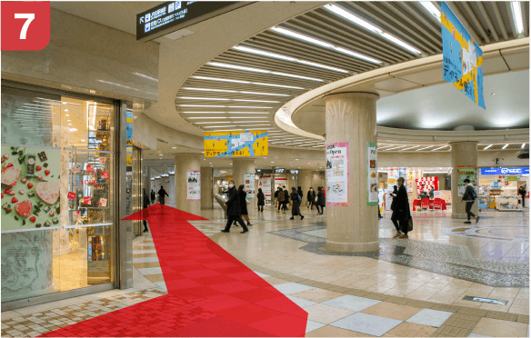 御堂筋線梅田駅南改札からの道順-7