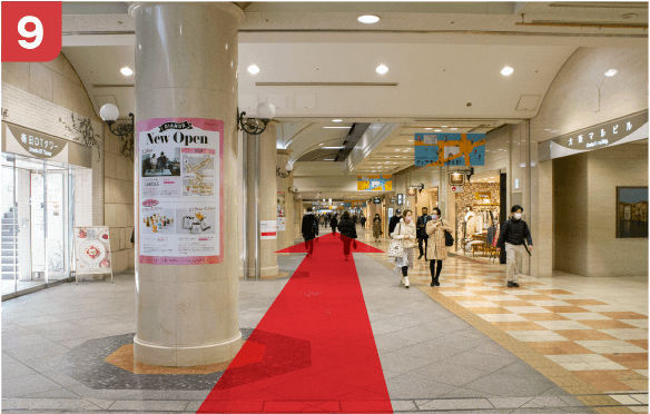 御堂筋線梅田駅南改札からの道順-9