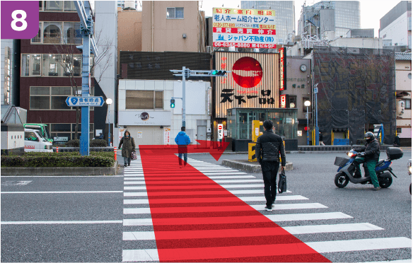 谷町線東梅田駅中央口からの道順a-8