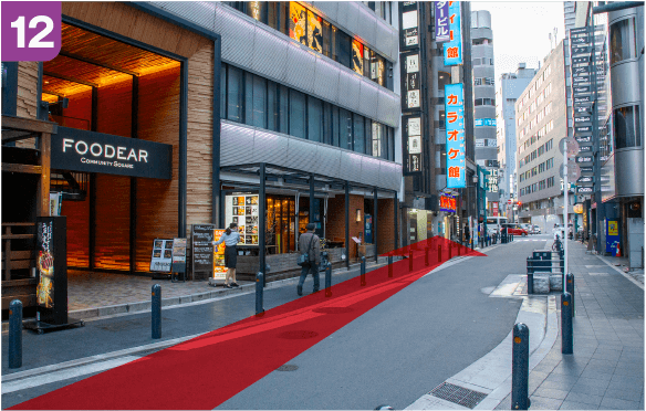 谷町線東梅田駅中央口からの道順a-12