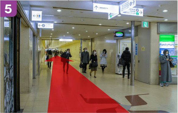 谷町線東梅田駅中央口からの道順b-5
