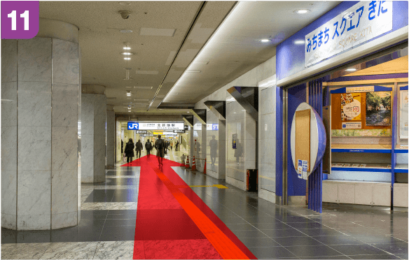 谷町線東梅田駅中央口からの道順b-11